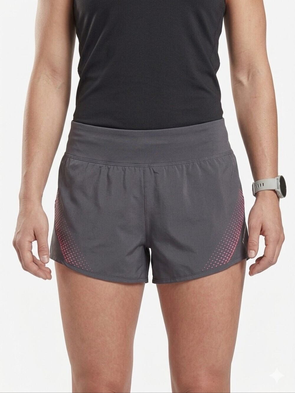 Reebok Black Pink Athletic Shorts Women’s Small Lined Gym Running